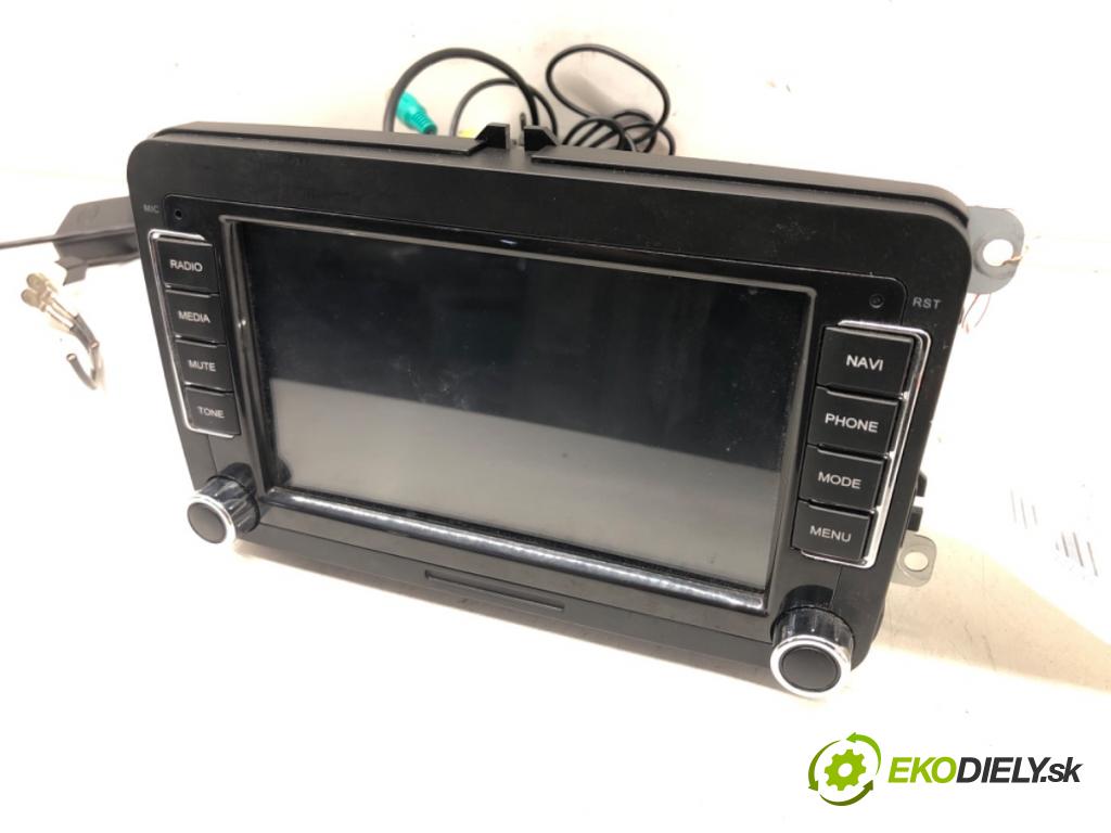 VW SCIROCCO III (137, 138) 2008 - 2017    1.4 TSI 118 kW [160 KM] benzyna 2008 - 2017  RADIO Navigácia  (Audio zariadenia)