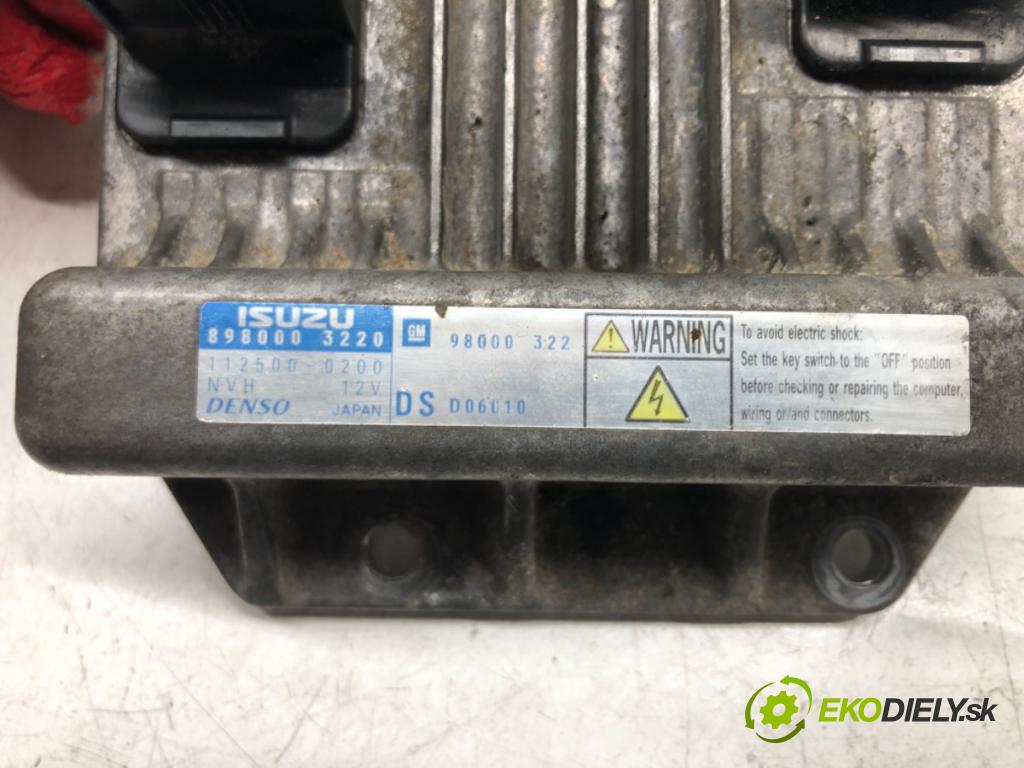 OPEL MERIVA A nadwozie wielkoprzestrzenne (MPV) (X03) 2003 - 2010    1.7 CDTI (E75) 74 kW [100 KM] olej napędowy 2003 -  riadiaca jednotka Motor 112500-0200 (Riadiace jednotky)