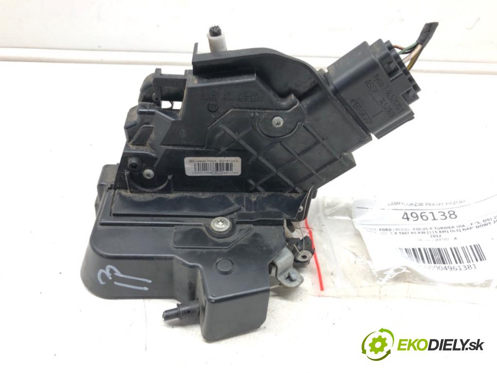FORD FOCUS II Turnier (DA_, FFS, DS) 2004 - 2012    1.8 TDCi 85 kW [115 KM] olej napędowy 2004 - 2012  zámok dveře pravý přední část 7M5AR21812AA