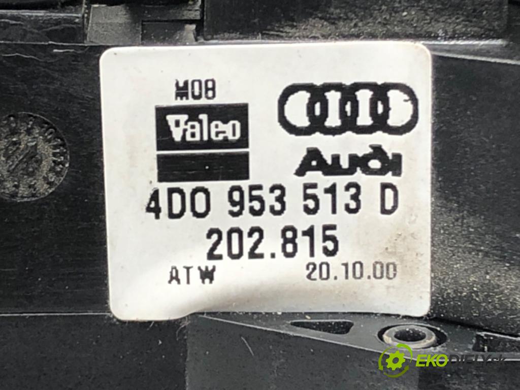 AUDI A4 B5 (8D2) 1994 - 2001    1.9 TDI 81 kW [110 KM] olej napędowy 1995 - 2000  Prepínač smeroviek 4D0953513D (Prepínače, spínače, tlačidlá a ovládače kúrenia)