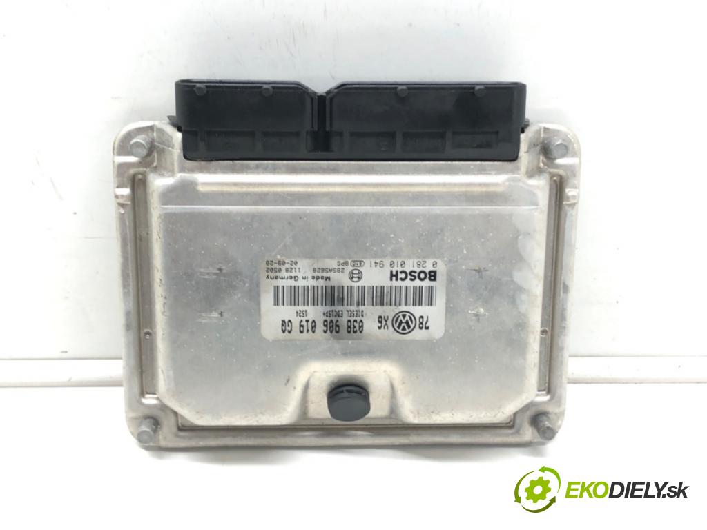 AUDI A4 B5 (8D2) 1994 - 2001    1.9 TDI 81 kW [110 KM] olej napędowy 1995 - 2000  riadiaca jednotka Motor 0281010941 (Riadiace jednotky)