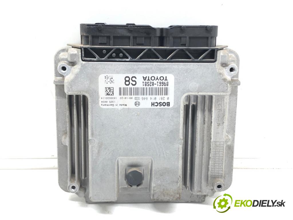 TOYOTA AURIS (_E15_) 2006 - 2012    1.4 D-4D (NDE150_) 66 kW [90 KM] olej napędowy 200  riadiaca jednotka Motor 0281014846 (Riadiace jednotky)