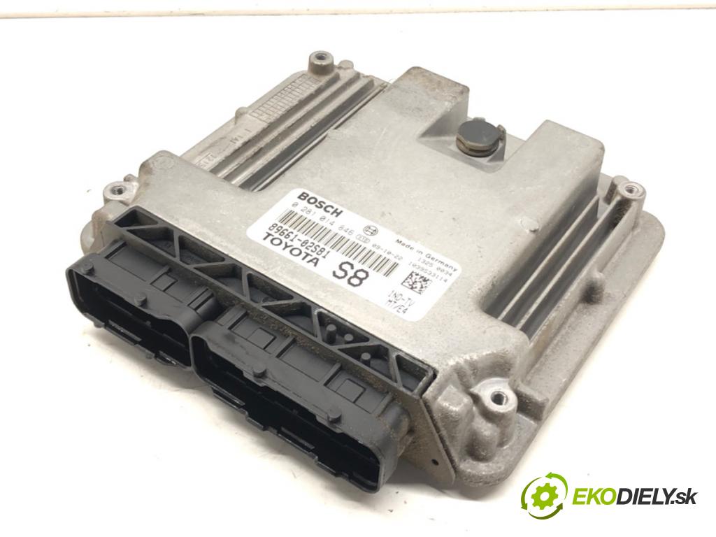 TOYOTA AURIS (_E15_) 2006 - 2012    1.4 D-4D (NDE150_) 66 kW [90 KM] olej napędowy 200  riadiaca jednotka Motor 0281014846 (Riadiace jednotky)