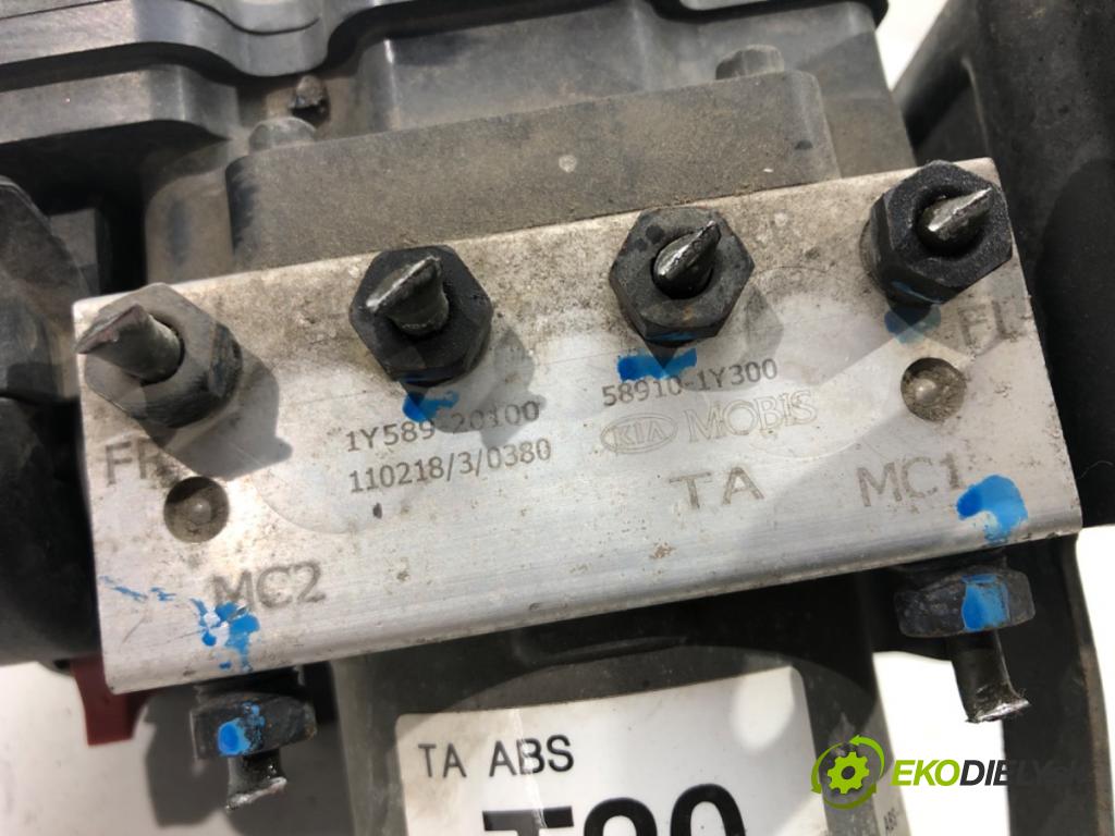 KIA PICANTO II (TA) 2011 - 2017    1.0 51 kW [69 KM] benzyna 2011 - 2017  Pumpa ABS 58910-1Y300 (Pumpy ABS)