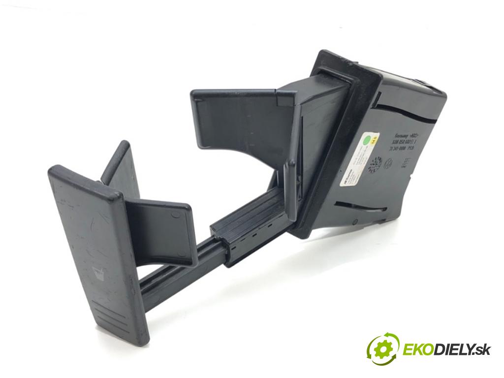 VW POLO (9N_, 9A_) 2001 - 2014    1.2 12V 47 kW [64 KM] benzyna 2001 - 2007  Držiak na nápoje 6Q0858602C (Úchyty, držiaky na nápoje)