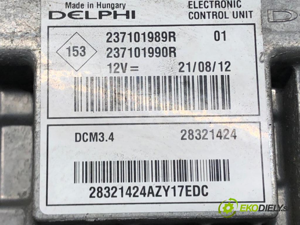 RENAULT CLIO III (BR0/1, CR0/1) 2005 - 2014    1.5 dCi 55 kW [75 KM] olej napędowy 2010 - 2014  riadiaca jednotka Motor 237101989R (Riadiace jednotky)