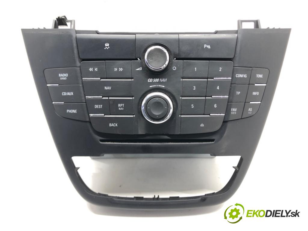 OPEL INSIGNIA A (G09) 2008 - 2017    2.0 CDTI (68) 96 kW [131 KM] olej napędowy 2008 -   RADIO Navigácia 22739813 13273255 (Audio zariadenia)