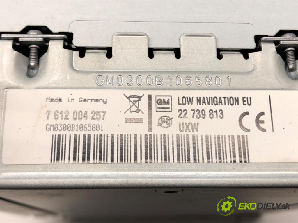 OPEL INSIGNIA A (G09) 2008 - 2017    2.0 CDTI (68) 96 kW [131 KM] olej napędowy 2008 -   RADIO Navigácia 22739813 13273255 (Audio zariadenia)