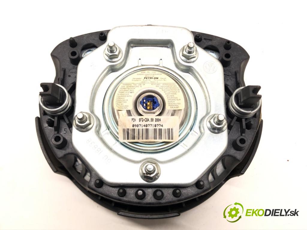 VW POLO (9N_, 9A_) 2001 - 2014    1.9 TDI 74 kW [101 KM] olej napędowy 2001 - 2009  AirBag volantu 1T0880201A (Airbagy)