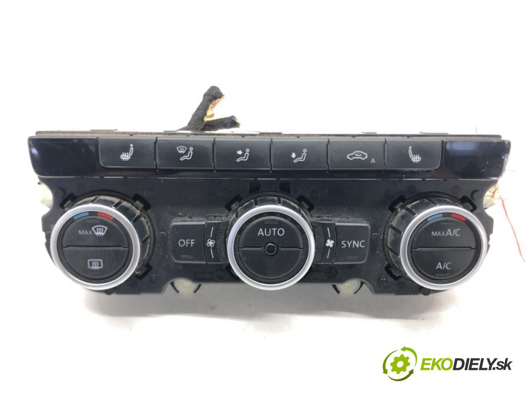 VW PASSAT B7 Variant (365) 2010 - 2015    1.6 TDI 77 kW [105 KM] olej napędowy 2010 - 2014  Panel ovládania kúrenia 3AA907044AG (Prepínače, spínače, tlačidlá a ovládače kúrenia)