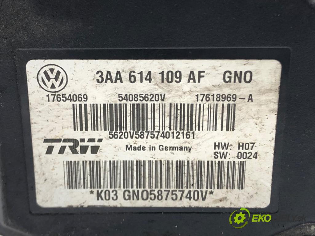 VW PASSAT B7 Variant (365) 2010 - 2015    1.6 TDI 77 kW [105 KM] olej napędowy 2010 - 2014  pumpa ABS 3AA614109AF (Pumpy brzdové)