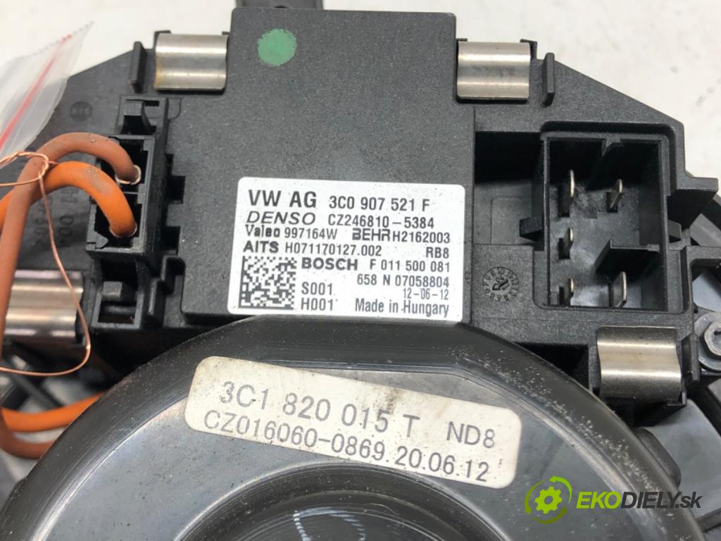 VW PASSAT B7 Variant (365) 2010 - 2015    1.6 TDI 77 kW [105 KM] olej napędowy 2010 - 2014  ventilátor kúrenia 3C0907521F