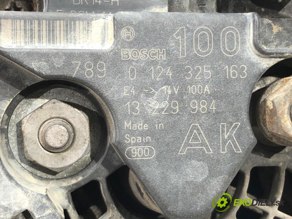 OPEL ASTRA H (A04) 2004 - 2014    1.6 (L48) 85 kW [116 KM] benzyna 2006 - 2014  Alternátor 13229984 (Alternátory)