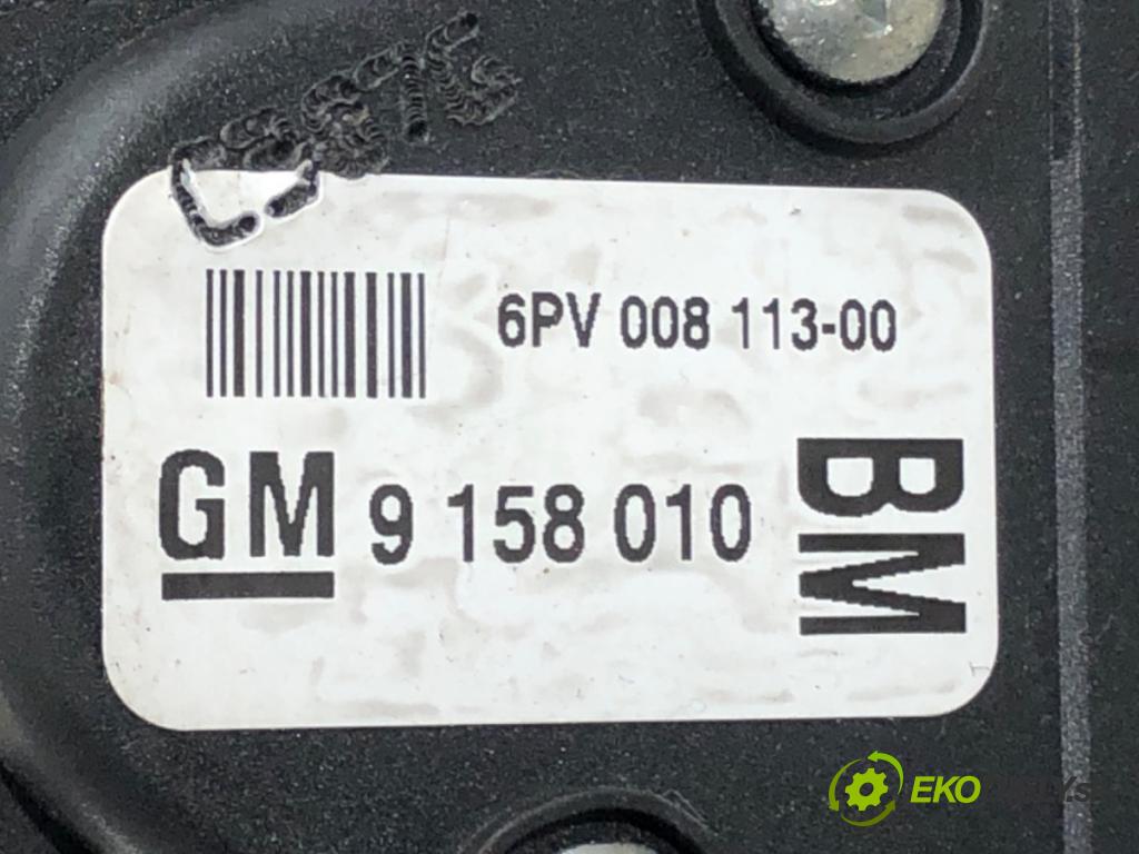 OPEL ASTRA H (A04) 2004 - 2014    1.6 (L48) 85 kW [116 KM] benzyna 2006 - 2014  Potenciometer plynového pedálu 9158010BM (Pedále)