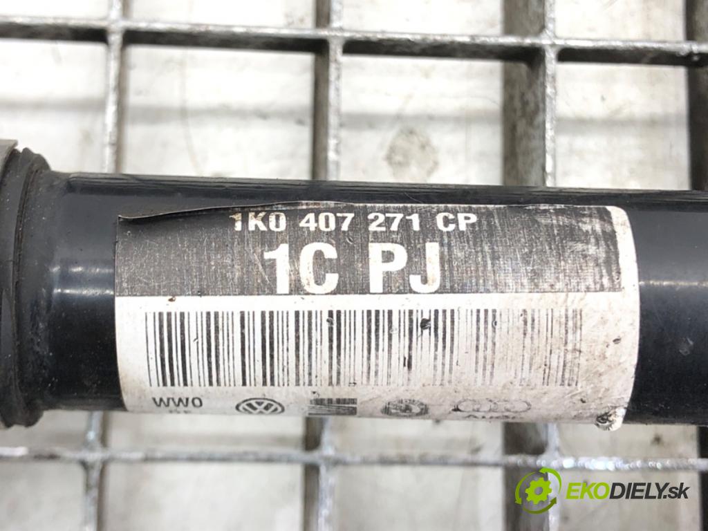 SEAT LEON (1P1) 2005 - 2013    1.9 TDI 77 kW [105 KM] olej napędowy 2005 - 2010  Poloos ľavy predný 1K0407271CP