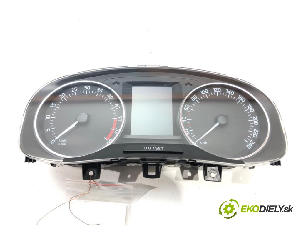 SKODA RAPID (NH3, NK3, NK6) 2012 - 2022    1.4 TDI 66 kW [90 KM] olej napędowy 2015 - 2019  Prístrojovka 5JA920701A (Prístrojové dosky, displeje)