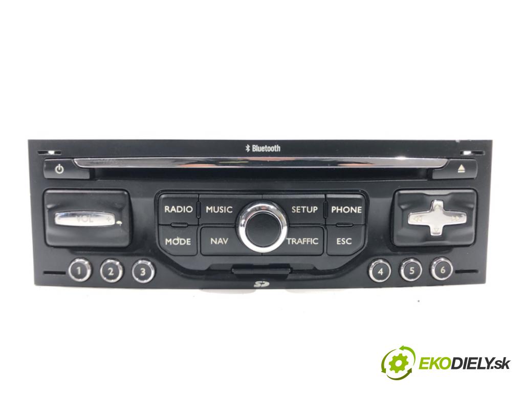 CITROEN DS3 (SA_) 2009 - 2016    1.6 HDi 110 82 kW [112 KM] olej napędowy 2009 - 20  RADIO 96751717XT (Audio zariadenia)