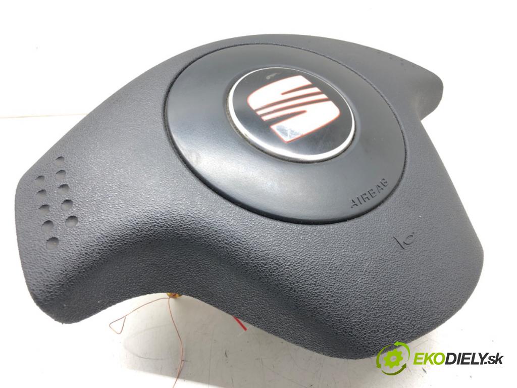 SEAT IBIZA III (6L1) 2002 - 2009    1.4 TDI 59 kW [80 KM] olej napędowy 2005 - 2009  AirBag volantu 6L0880201G (Airbagy)