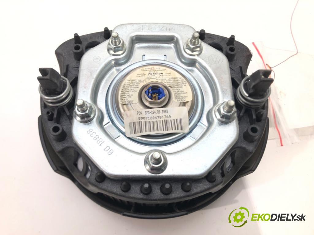 VW POLO (9N_, 9A_) 2001 - 2014    1.2 12V 47 kW [64 KM] benzyna 2001 - 2007  AirBag volantu 6Q0880201K (Airbagy)