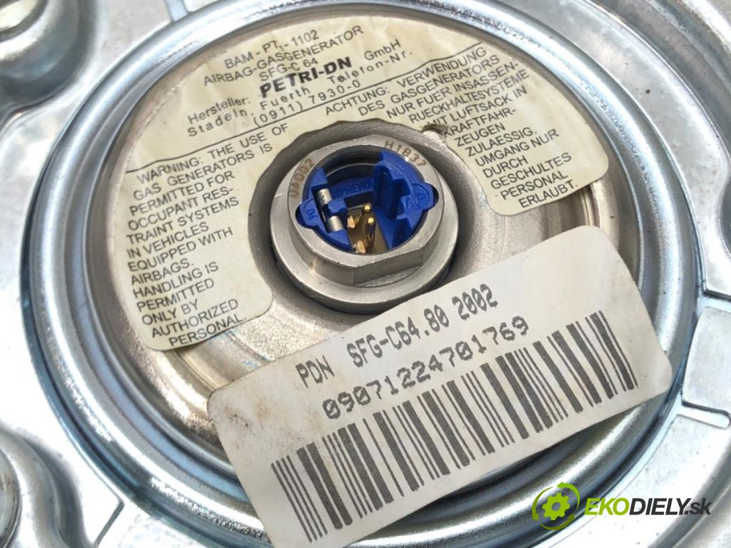 VW POLO (9N_, 9A_) 2001 - 2014    1.2 12V 47 kW [64 KM] benzyna 2001 - 2007  AirBag volantu 6Q0880201K (Airbagy)