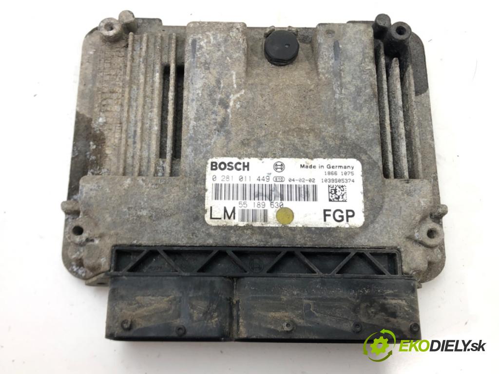 OPEL VECTRA C Kombi (Z02) 2003 - 2009    1.9 CDTI (F35) 110 kW [150 KM] olej napędowy 2004   riadiaca jednotka Motor 55189630 (Riadiace jednotky)