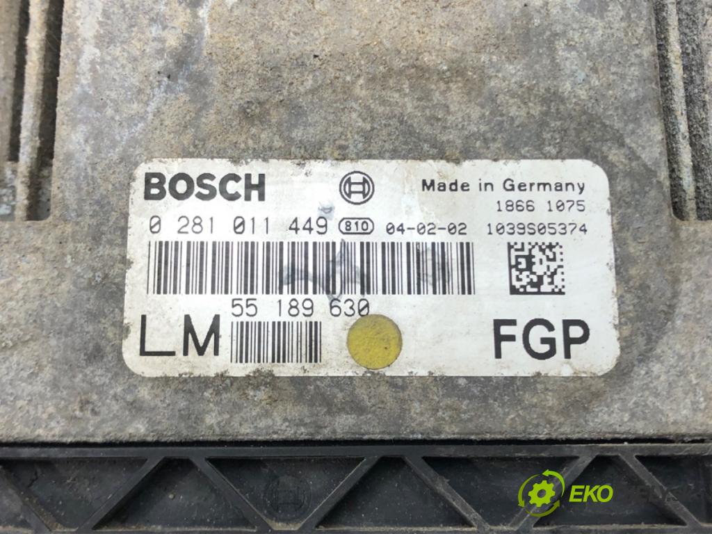 OPEL VECTRA C Kombi (Z02) 2003 - 2009    1.9 CDTI (F35) 110 kW [150 KM] olej napędowy 2004   riadiaca jednotka Motor 55189630 (Riadiace jednotky)