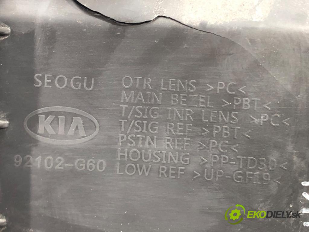 KIA PICANTO III (JA) 2017 - 2022    ---  Svetlomet pravy predný 92102-G60