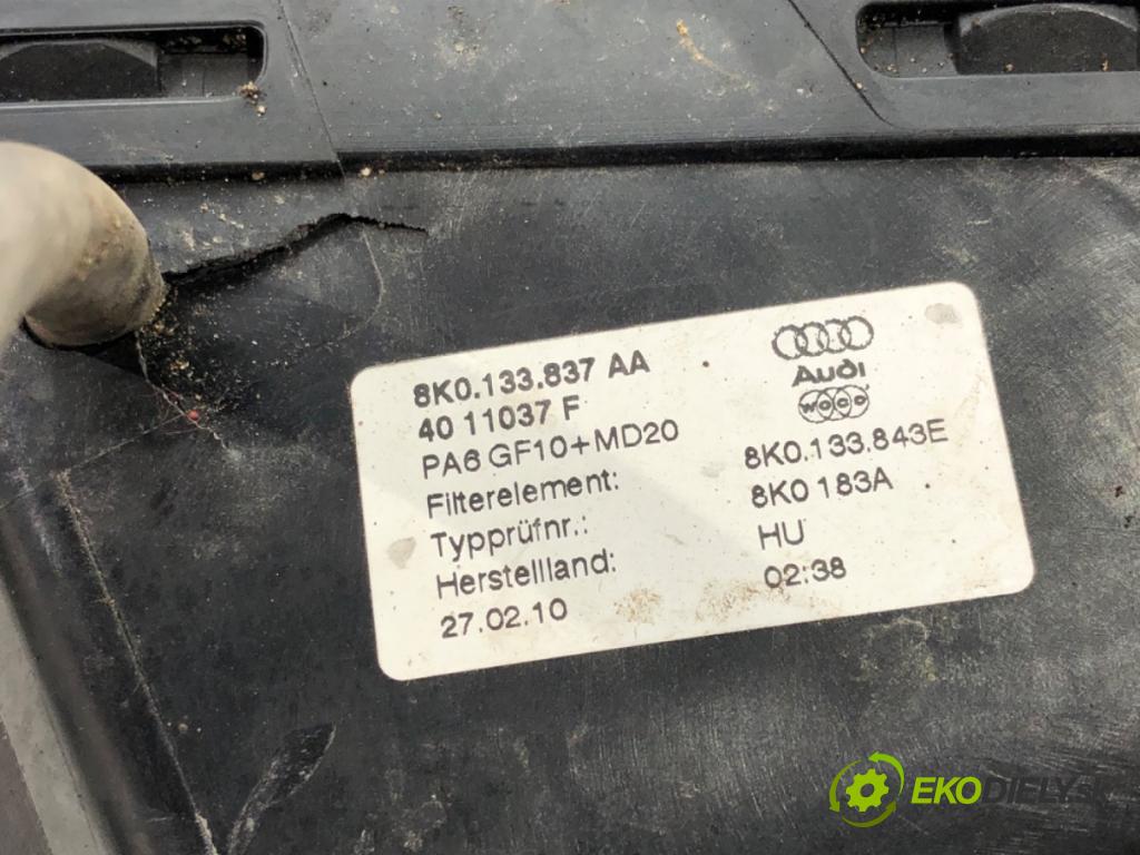 AUDI A4 B8 (8K2) 2007 - 2015    2.0 TDI 100 kW [136 KM] olej napędowy 2007 - 2015  Obal filtra vzduchu 8K0133837AA 03G906461C (Obaly filtrov vzduchu)