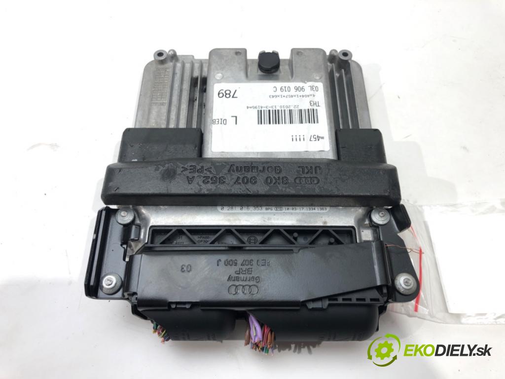 AUDI A4 B8 (8K2) 2007 - 2015    2.0 TDI 100 kW [136 KM] olej napędowy 2007 - 2015  riadiaca jednotka Motor 03L906019C (Riadiace jednotky)