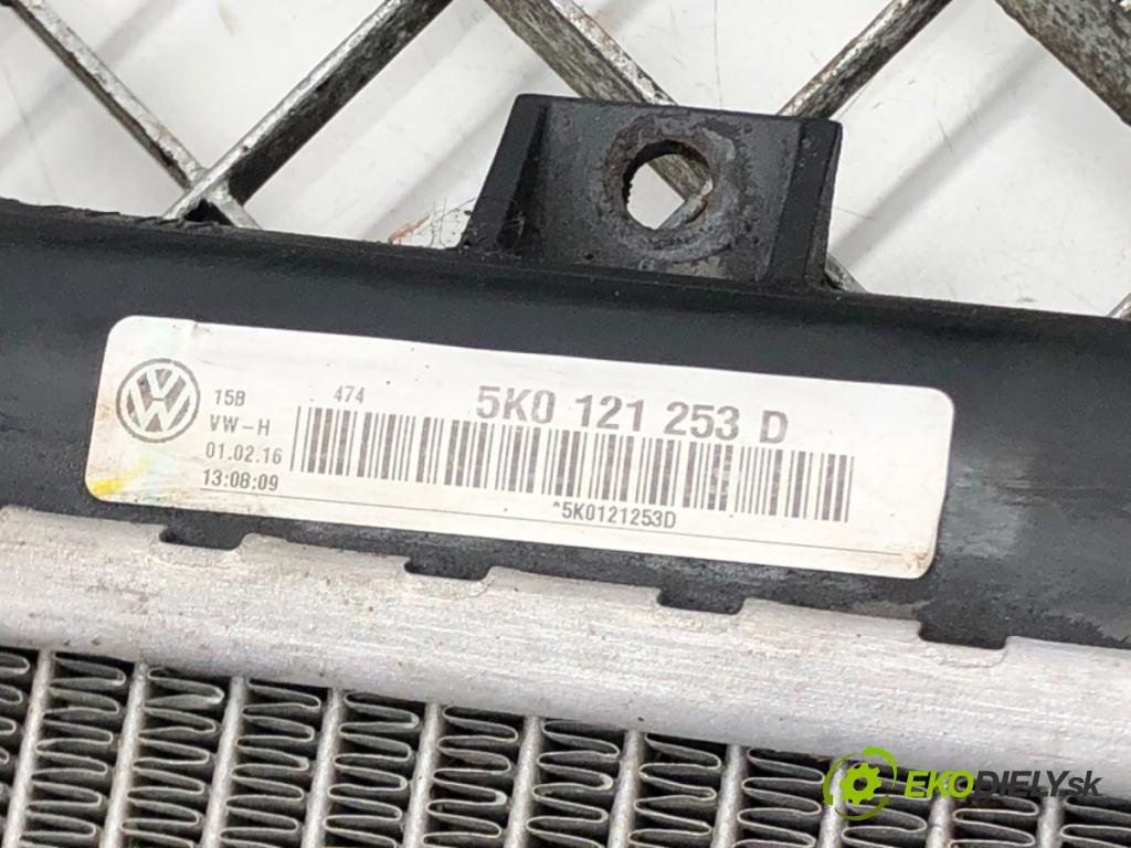 VW GOLF VI (5K1) 2008 - 2014    1.4 TSI 90 kW [122 KM] benzyna 2008 - 2012  intercooler 5K0121253D (Chladiče nasávaného vzduchu (intercoolery))