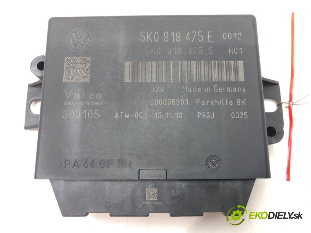 VW GOLF VI (5K1) 2008 - 2014    1.4 TSI 90 kW [122 KM] benzyna 2008 - 2012  Modul PDC 5K0919475E (Ostatné)