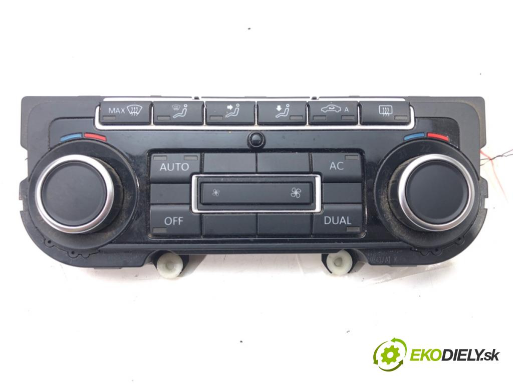 VW GOLF VI (5K1) 2008 - 2014    1.4 TSI 90 kW [122 KM] benzyna 2008 - 2012  Panel ovládania kúrenia 5K0907044DT (Prepínače, spínače, tlačidlá a ovládače kúrenia)
