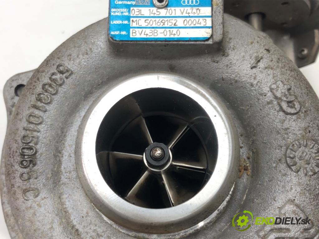AUDI A4 B8 (8K2) 2007 - 2015    2.0 TDI 100 kW [136 KM] olej napędowy 2007 - 2015  Turbodúchadlo,turbo 03L145701 (Turbodúchadlá (kompletné))