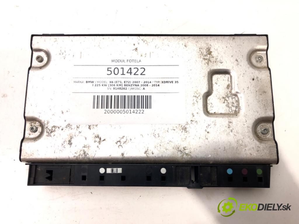BMW X6 (E71, E72) 2007 - 2014    xDrive 35 i 225 kW [306 KM] benzyna 2008 - 2014  Modul sedačky 9148262