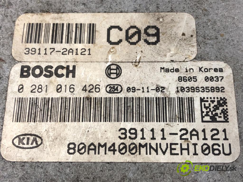 KIA SOUL I (AM) 2009 - 2022    1.6 CRDi 128 94 kW [126 KM] olej napędowy 2009 - 2  riadiaca jednotka Motor 39111-2A121 (Riadiace jednotky)