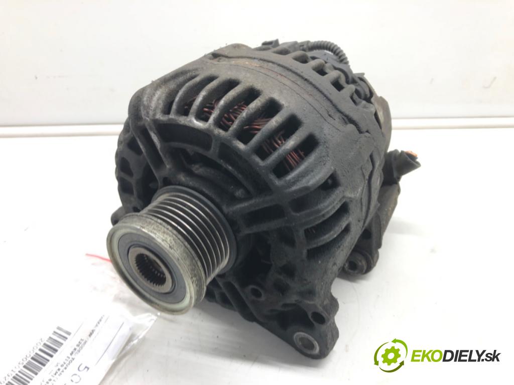VW TOURAN (1T1, 1T2) 2003 - 2010    1.4 TSI 125 kW [170 KM] benzyna 2006 - 2010  Alternátor 03C903023A (Alternátory)
