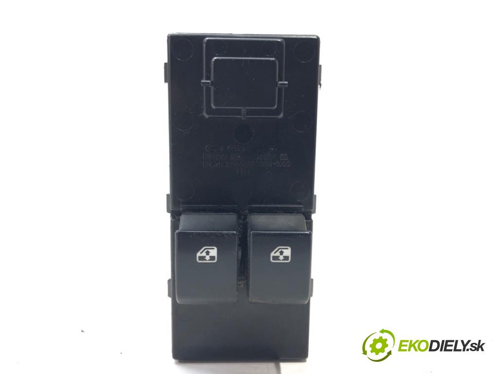 KIA CEED liftback (ED) 2006 - 2012    1.4 77 kW [105 KM] benzyna 2006 - 2012  Prepínač okien 93570-1K020 (Prepínače, spínače, tlačidlá a ovládače kúrenia)