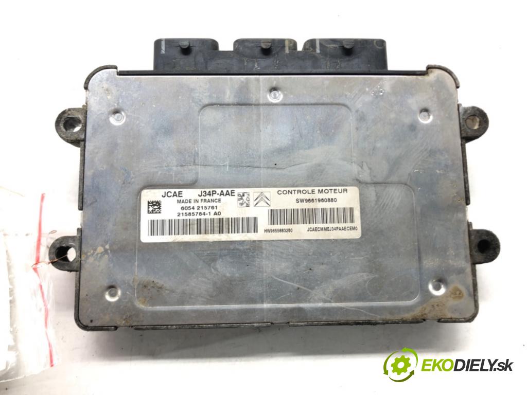 PEUGEOT 206 liftback (2A/C) 1998 - 2012    1.4 i 55 kW [75 KM] benzyna 1998 - 2012  riadiaca jednotka Motor 9661960880 (Riadiace jednotky)