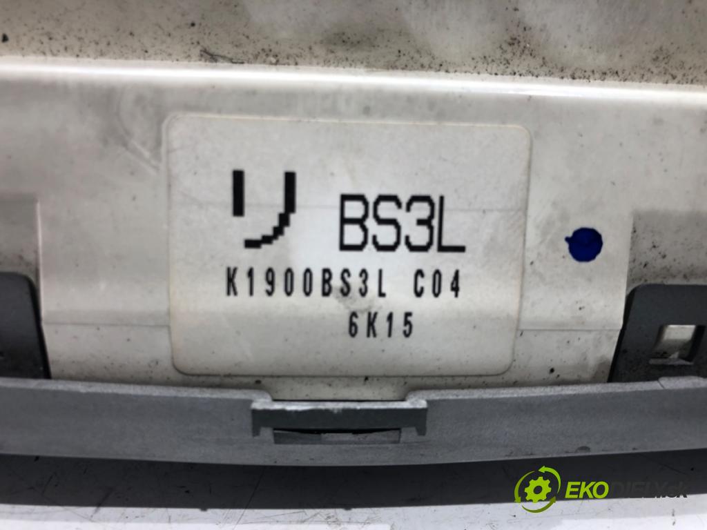 MAZDA 3 (BK) 2003 - 2009    1.6 DI Turbo 80 kW [109 KM] olej napędowy 2004 - 2  Panel ovládania kúrenia K1900BS3L (Prepínače, spínače, tlačidlá a ovládače kúrenia)
