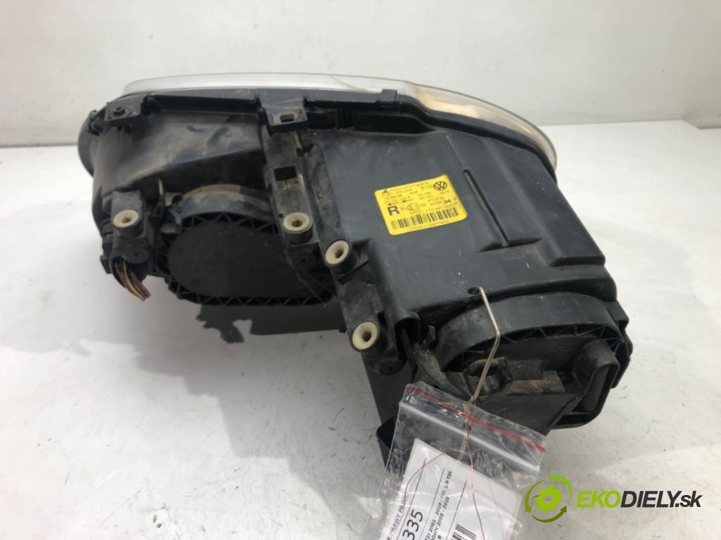 VW TOURAN (1T1, 1T2) 2003 - 2010    1.9 TDI 77 kW [105 KM] olej napędowy 2003 - 2010  Svetlomet pravy predný 1T0941006R