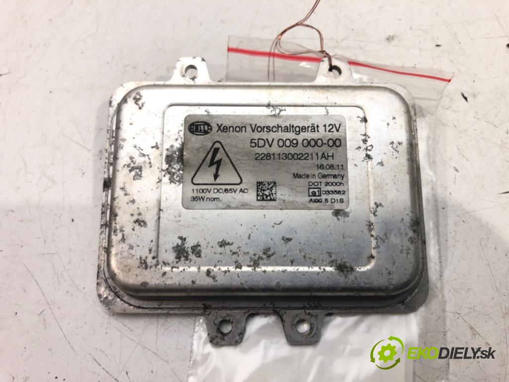 VW GOLF VI (5K1) 2008 - 2014    2.0 TDI 125 kW [170 KM] olej napędowy 2009 - 2012  Menič XENON 5DV009000-00 (Riadiace jednotky xenónu)