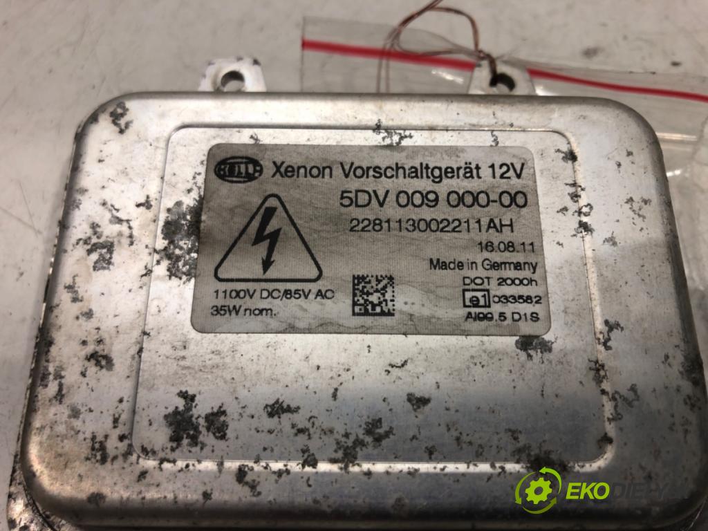 VW GOLF VI (5K1) 2008 - 2014    2.0 TDI 125 kW [170 KM] olej napędowy 2009 - 2012  Menič XENON 5DV009000-00 (Riadiace jednotky xenónu)