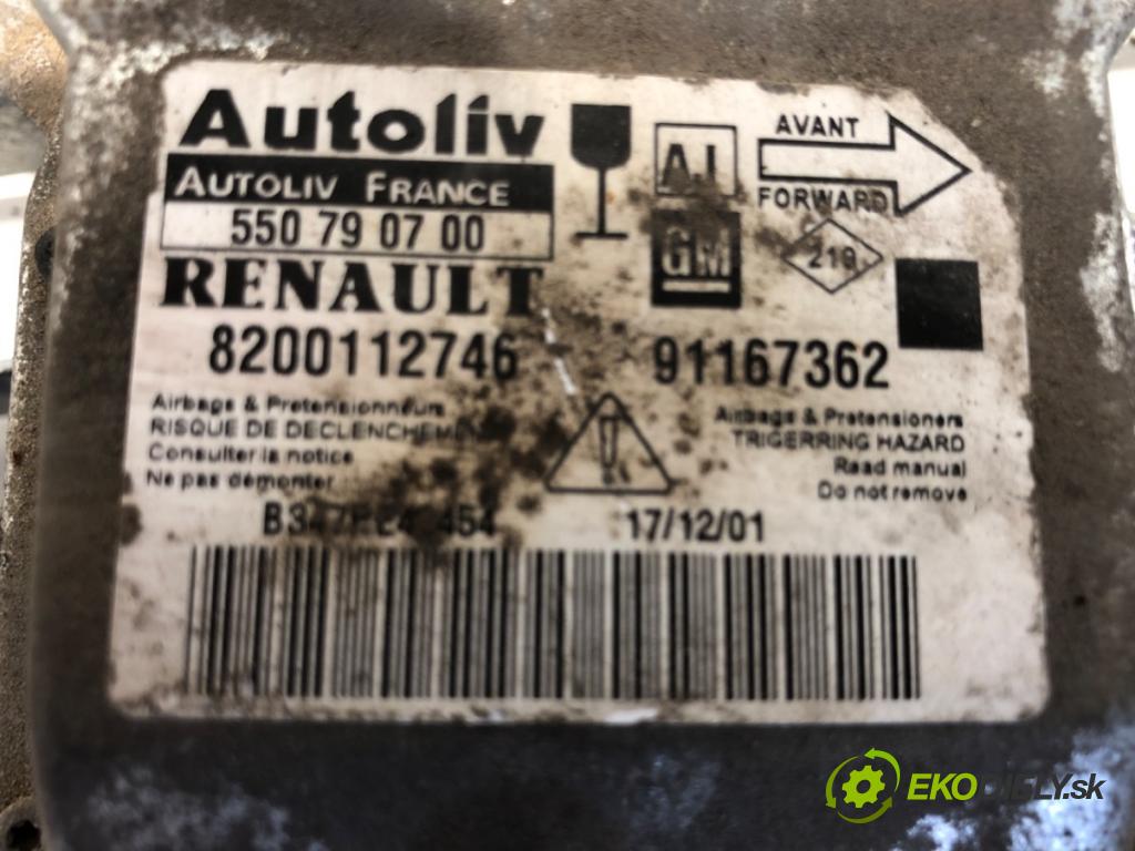 OPEL VIVARO A Autobus (X83) 2001 - 2014    1.9 DTI (F7, J7, A07) 74 kW [101 KM] olej napędowy  senzor airbag 550790700 (Snímače)