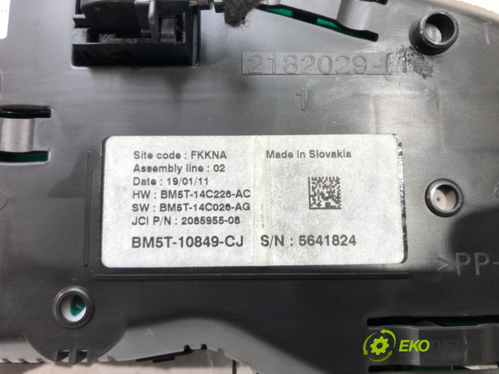 FORD FOCUS III 2010 - 2022    1.6 TDCi 85 kW [115 KM] olej napędowy 2010 - 2017  Prístrojovka BM5T-10849-CJ (Prístrojové dosky, displeje)