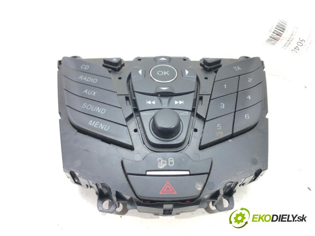FORD FOCUS III 2010 - 2022    1.6 TDCi 85 kW [115 KM] olej napędowy 2010 - 2017  Panel ovládania radia AM5T18K811AC (Prepínače, spínače, tlačidlá a ovládače kúrenia)