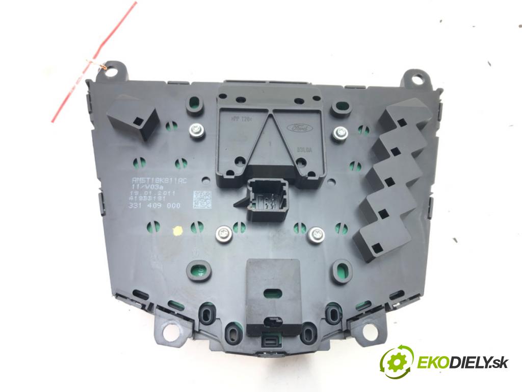 FORD FOCUS III 2010 - 2022    1.6 TDCi 85 kW [115 KM] olej napędowy 2010 - 2017  Panel ovládania radia AM5T18K811AC (Prepínače, spínače, tlačidlá a ovládače kúrenia)