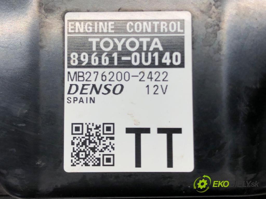 TOYOTA YARIS (_P13_) 2010 - 2022    1.5 (NSP131_) 82 kW [112 KM] benzyna 2017 - 2022  riadiaca jednotka Motor 89661-0U140 (Riadiace jednotky)