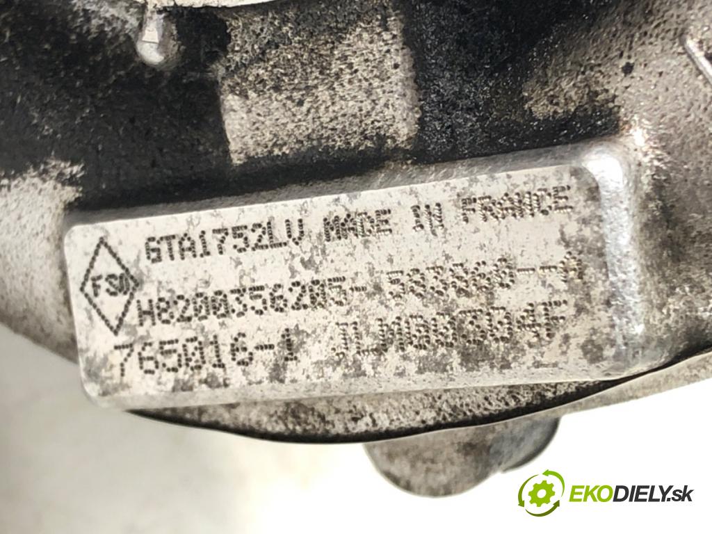 RENAULT ESPACE IV (JK0/1_) 2002 - 2022    2.0 dCi (JK03, JK04, JK1C, JK1G, JK1J, JK1K) 127 k  Turbodúchadlo,turbo H8200356205 (Turbodúchadlá (kompletné))