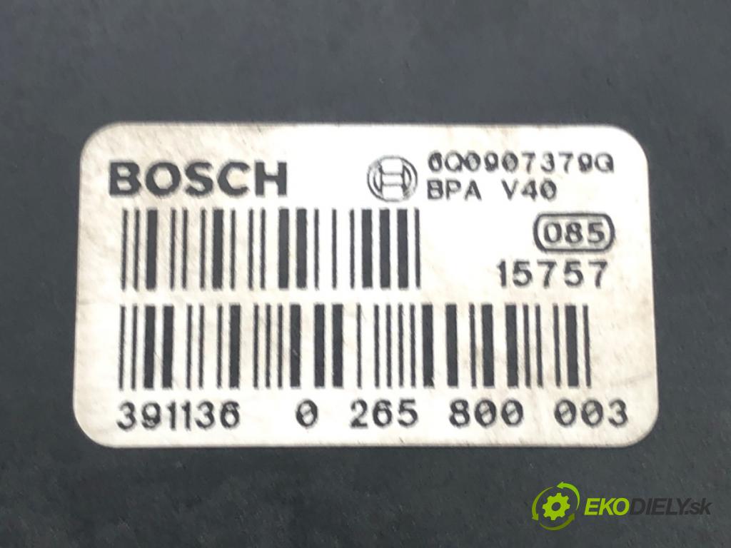 SKODA FABIA I (6Y2) 1999 - 2008    1.2 40 kW [54 KM] benzyna 2001 - 2007  Pumpa ABS 0265800003 (Pumpy ABS)