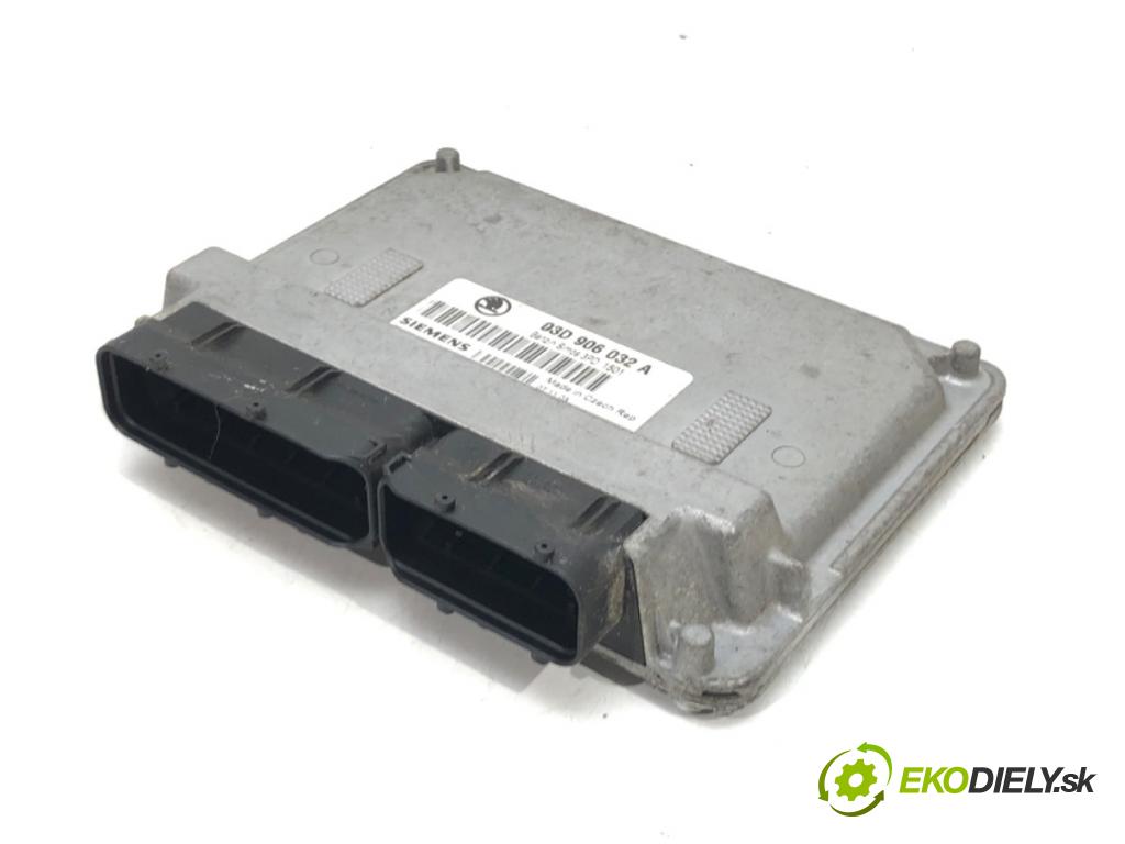 SKODA FABIA I (6Y2) 1999 - 2008    1.2 40 kW [54 KM] benzyna 2001 - 2007  riadiaca jednotka Motor 03D906032A (Riadiace jednotky)